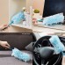 3 Sets Cleaning Electrostatic Precipitator Duster Keyboard Crevice Brush  With 3 Fabrics