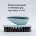 2 PCS SM005 Home Plastic Handle Clothes Cleaning Soft Hair Brush  Blue