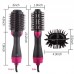 Multifunctional Negative Ion Hairbrush Comb Roll Straight Dual  use Hair Straightener Hot Air Comb